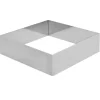 Taartring RVS Vierkant 24x24x5cm