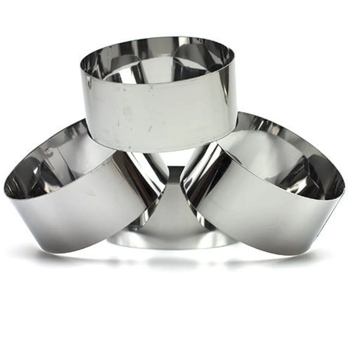 Taartring Ø10x4,5cm (set/4)