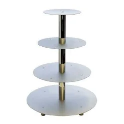 Taartstandaard Aluminium New York 4 etages