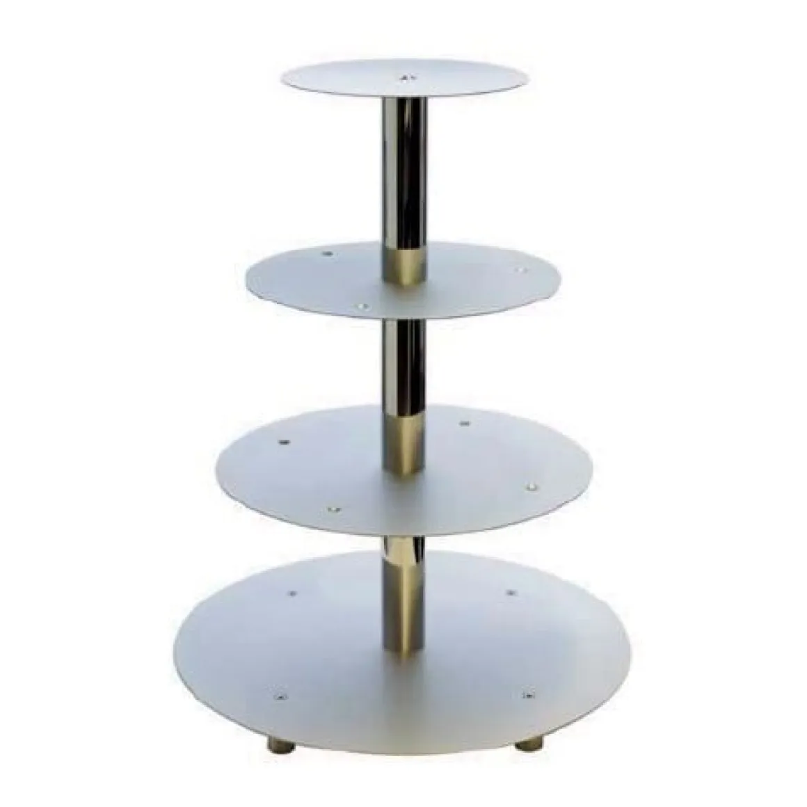 Taartstandaard Aluminium New York 4 etages