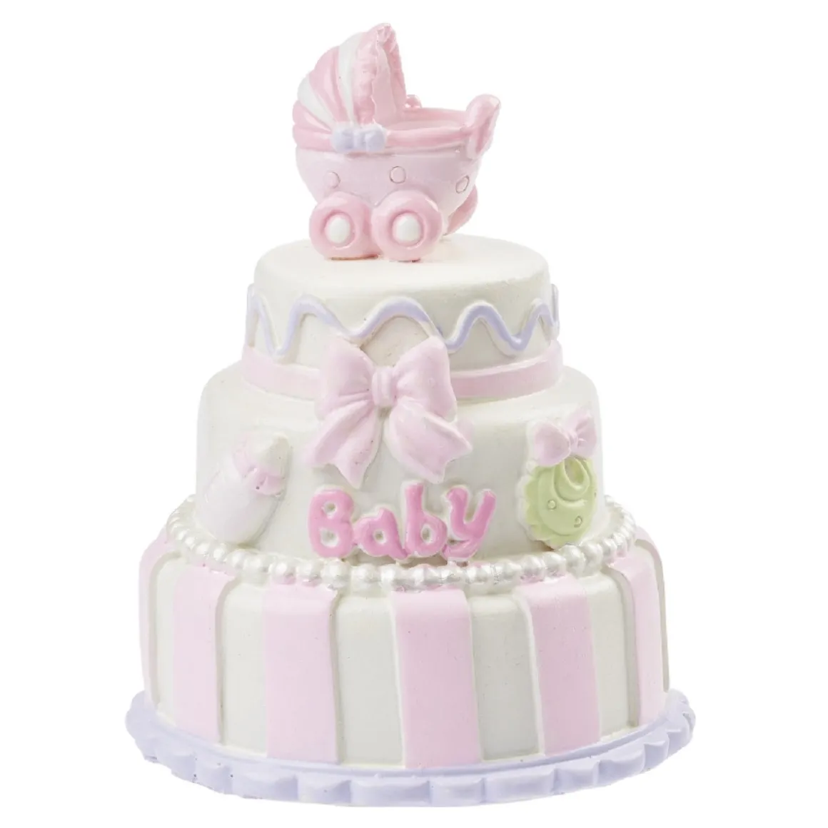Taarttopper Baby Girl Taart Polystone 7,5cm