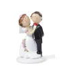 Taarttopper Bruidspaar Komisch Polystone 9cm