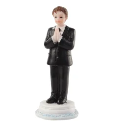 Taarttopper Communie Jongen Polystone 9cm