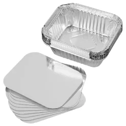 Tala Aluminium Bakvorm met Deksel 15x12x5cm Set/10