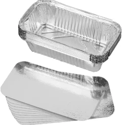 Tala Aluminium Bakvorm met Deksel 20x11x5,5cm Set/10