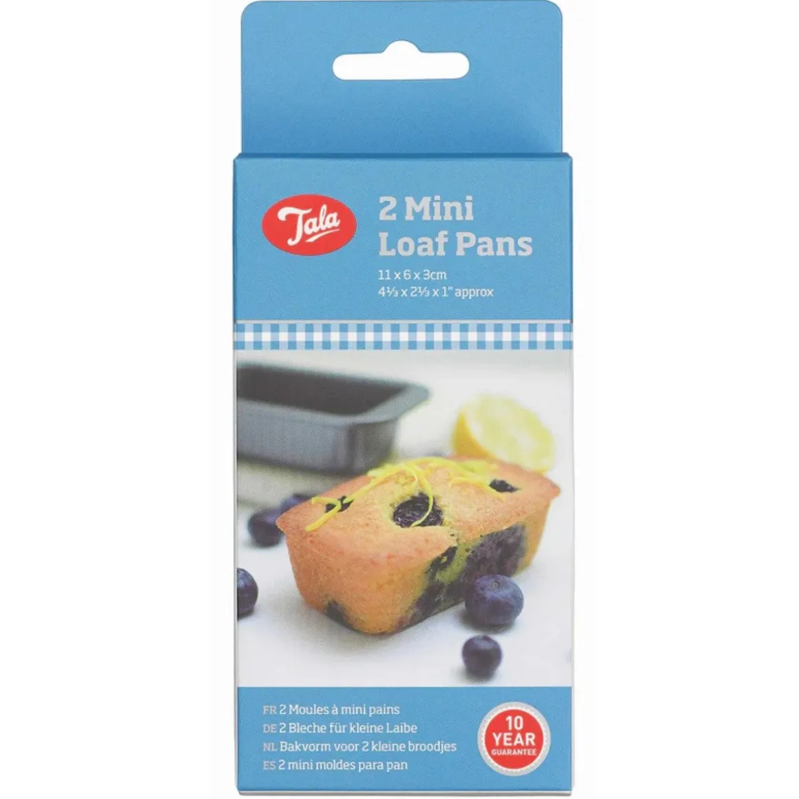 Tala Mini Cakevorm 11x6x3cm Set/2