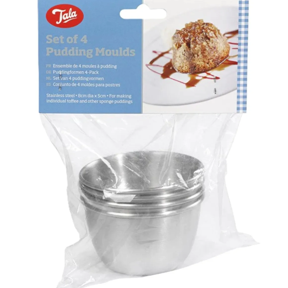 Tala Puddingvorm Ø5x8cm Set/4