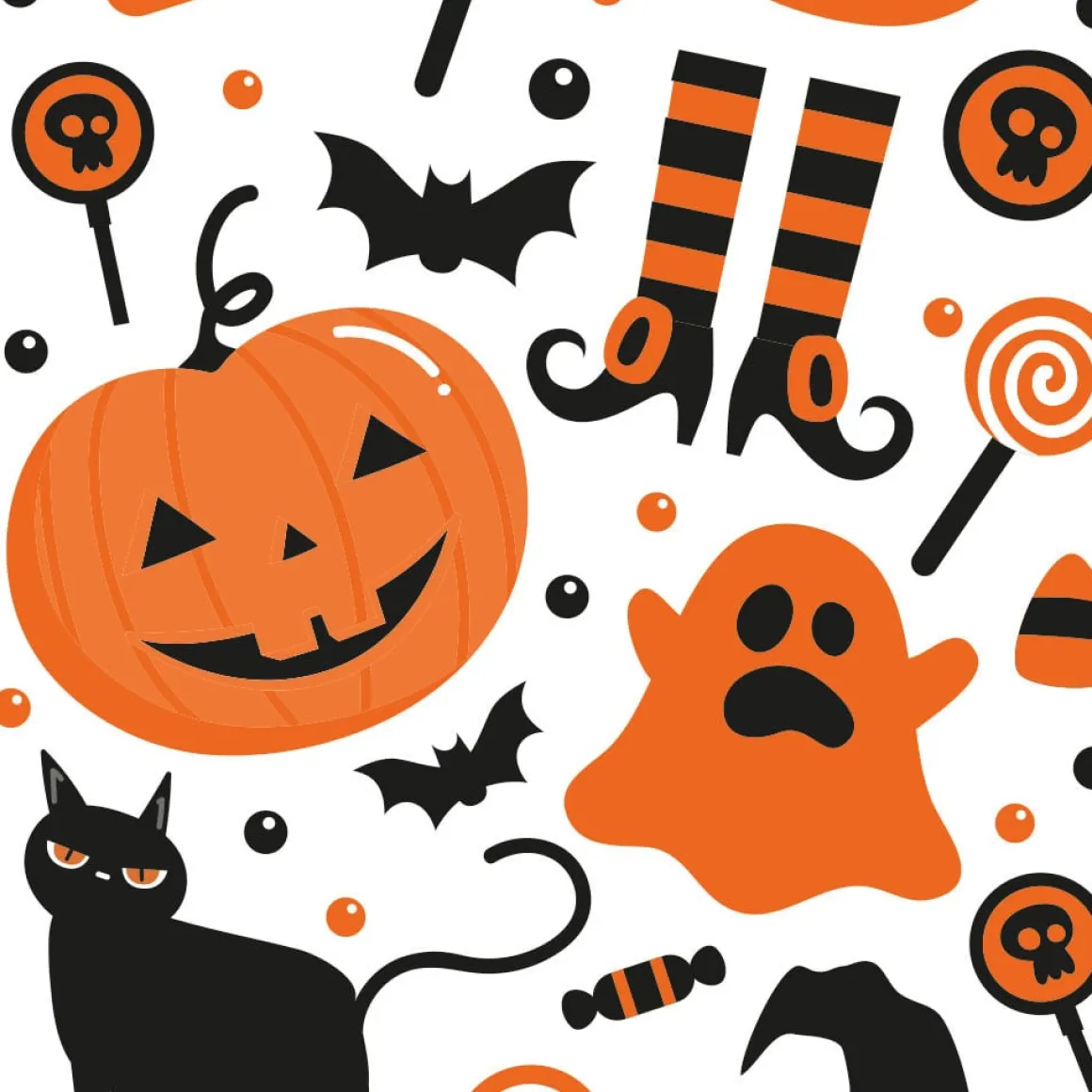 Traktatiezakjes Halloween 12,5x3x24(h)cm 20 stuks**