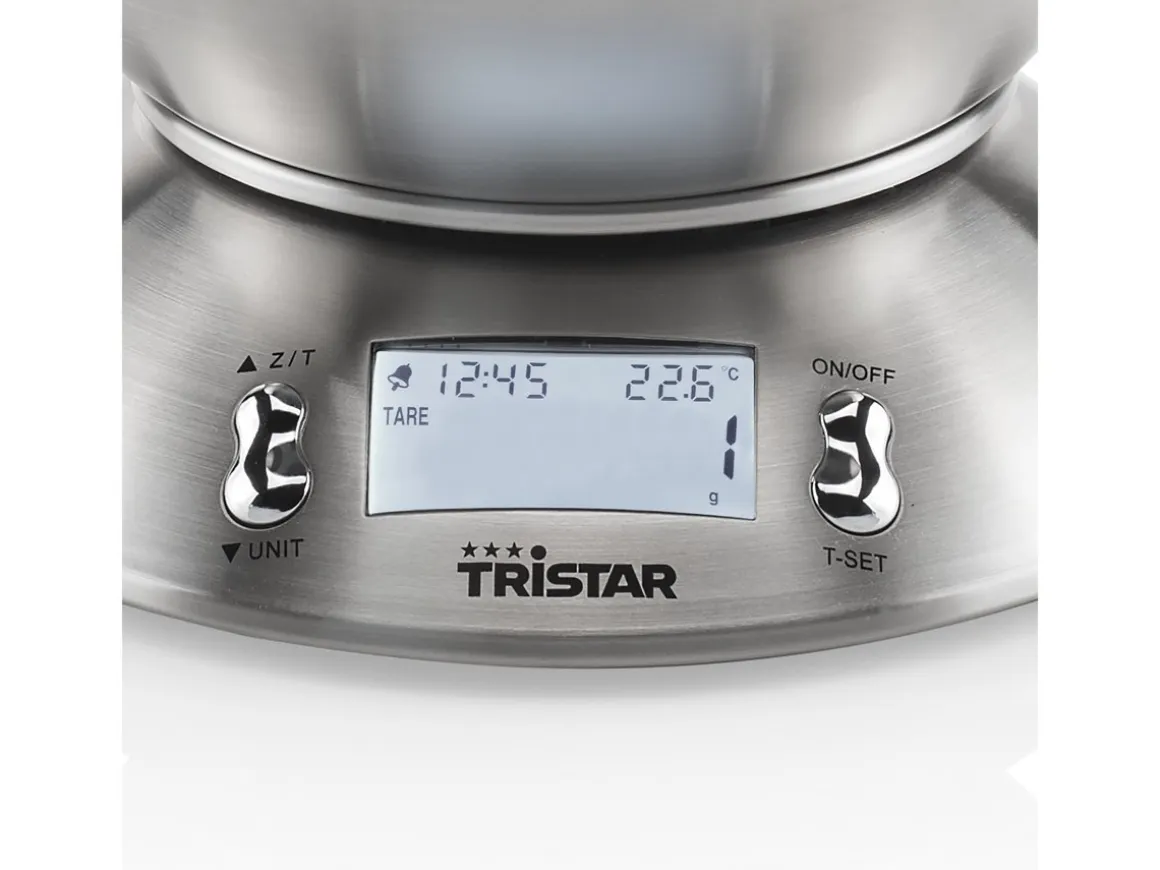 Tristar Keukenweegschaal met Mengkom 5kg