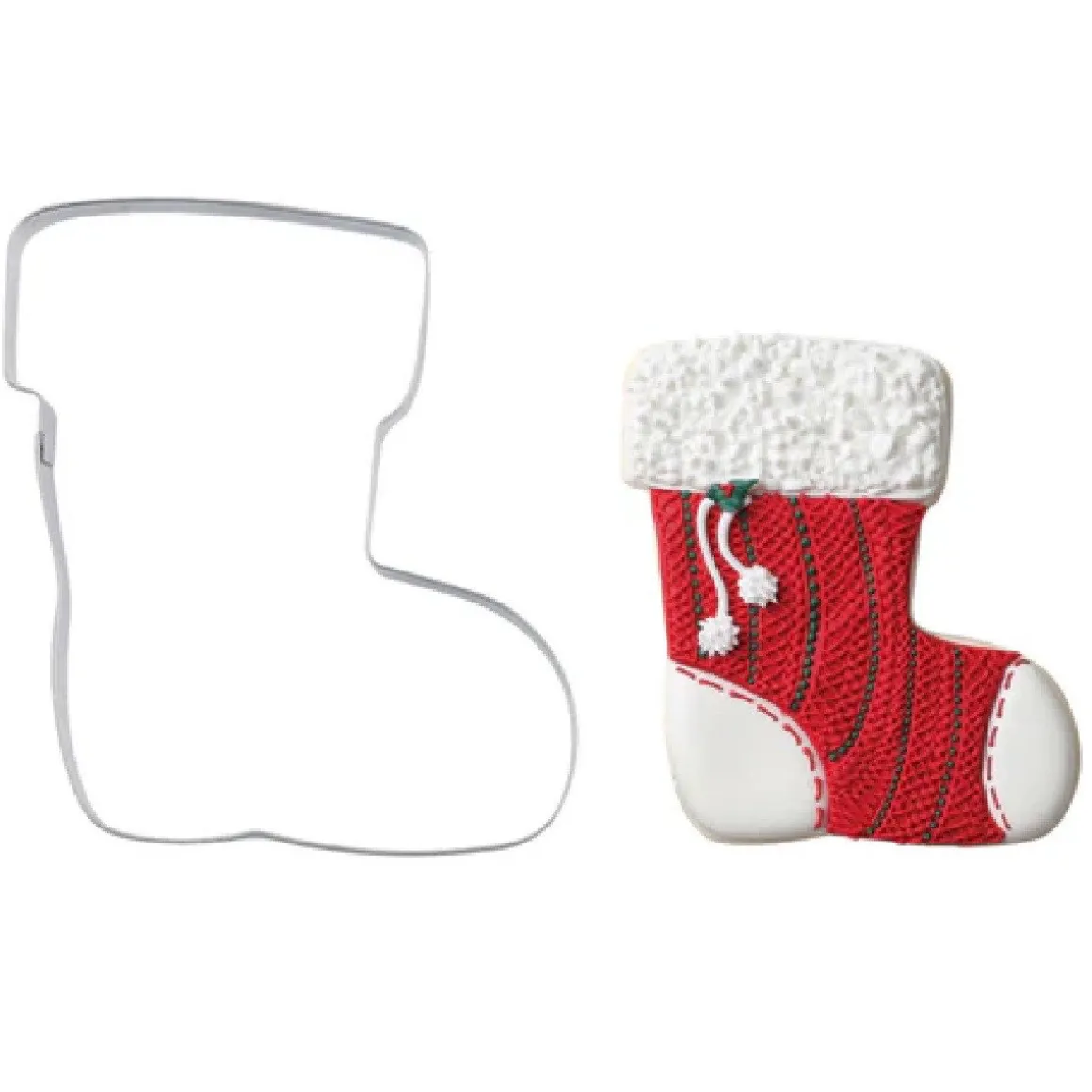 Uitsteker RVS Kerstsok**