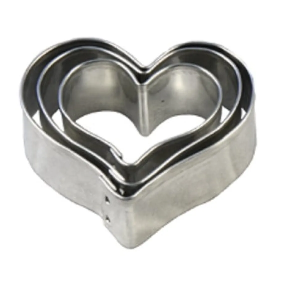 Uitstekerset Hart Ø3,5-6,5cm Set/3