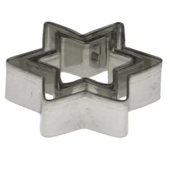 Uitstekerset Ster (6 punten) Ø3,5-6,5cm Set/3