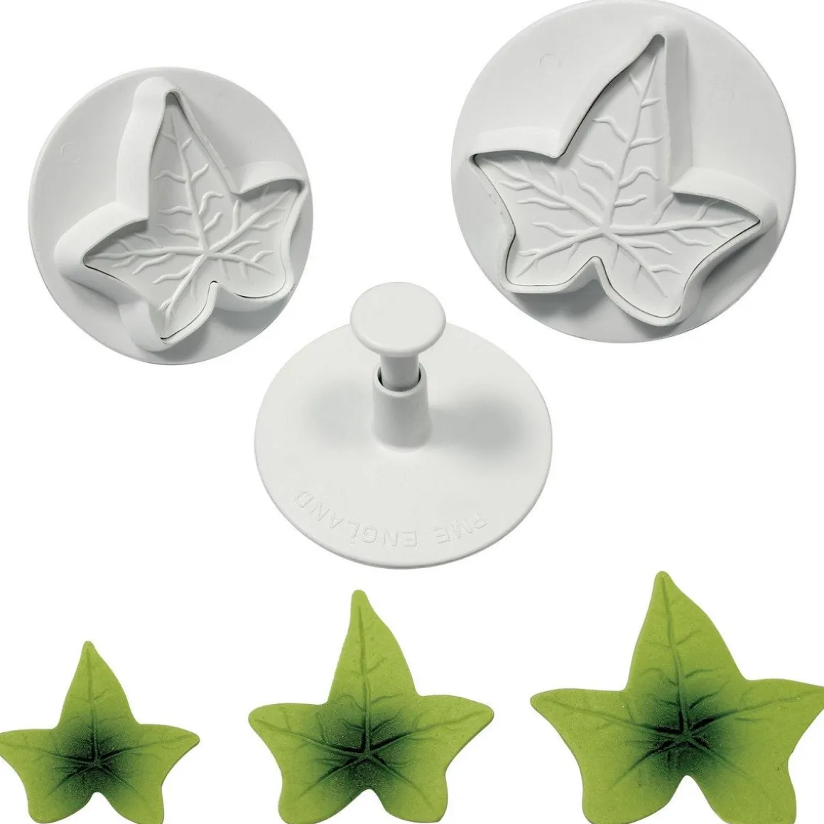 Uitstekerset Veined Ivy Leaf PME, set van 3