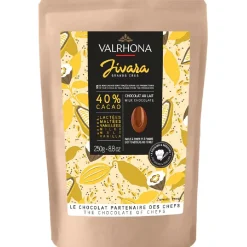 Valrhona Chocolade Druppels Melk Jivara (40%) 250g