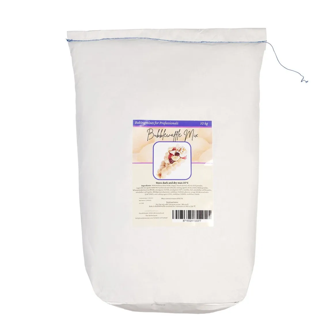 VanDeMeester Bubblewafelmix 10kg