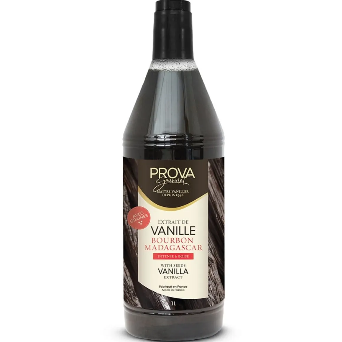 Vanille Aroma met Zwarte Puntjes 1 Liter
