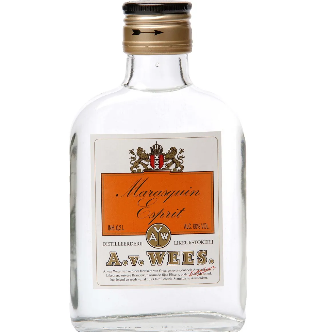 Van Wees Marasquin Esprit 60% (voor patisserie) 200ml