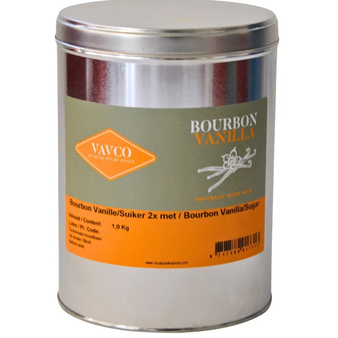 Vavco Vanillesuiker Bourbon (2x met) 1 kg