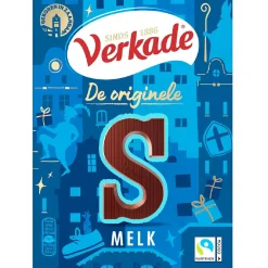 Verkade Chocoladeletter Melk -Letter S- 135g