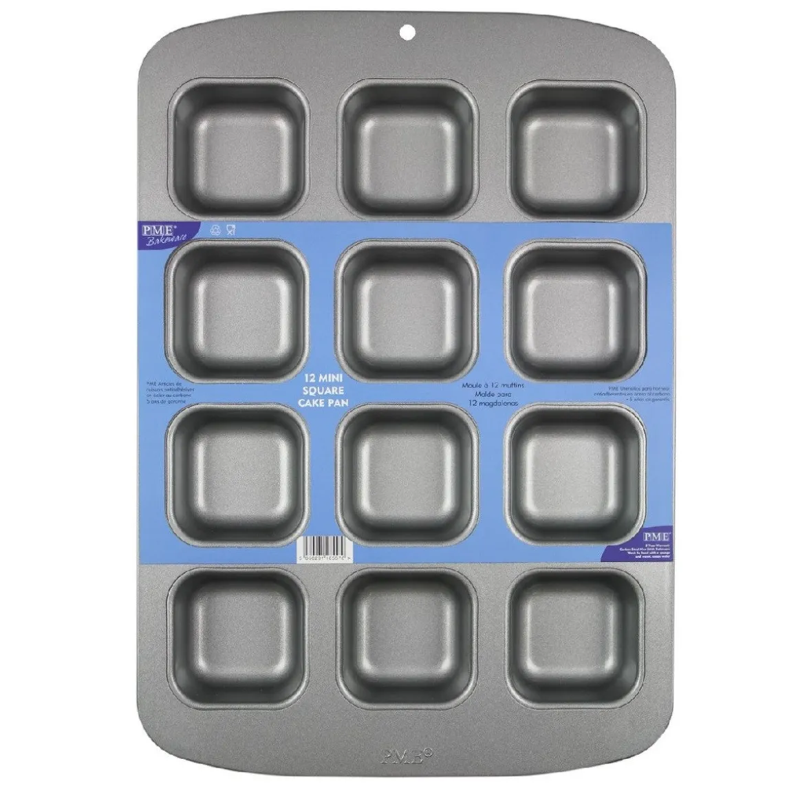 Vierkante bakvormen PME 35 x 26,5 x 3 cm