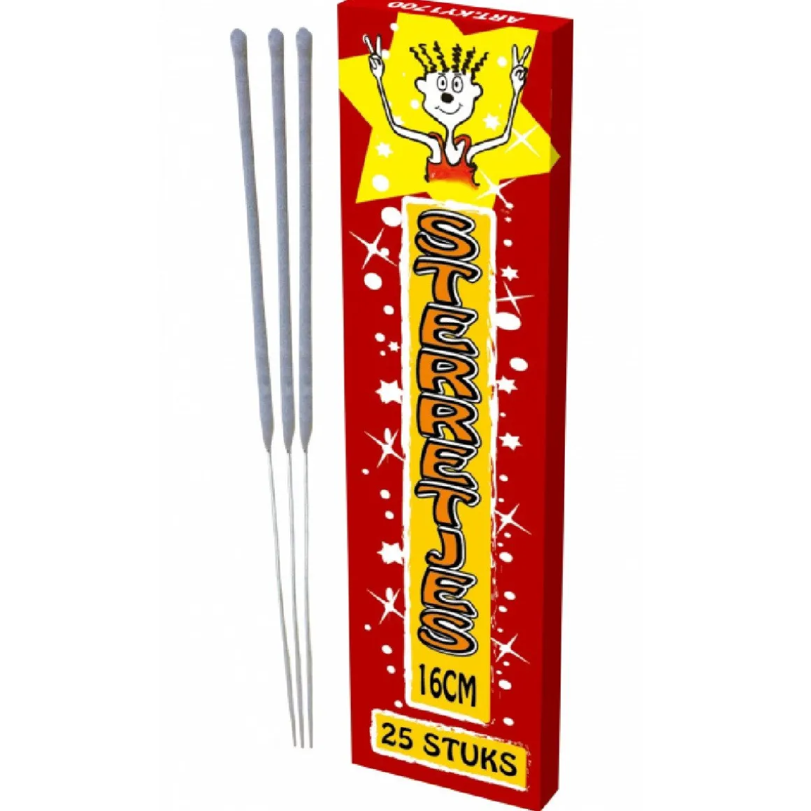 Vuurwerk Sterretjes 16cm 25st.