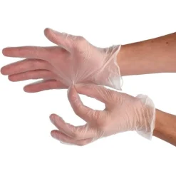 Wegwerp Handschoenen Vinyl Poedervrij Wit XL 100st.