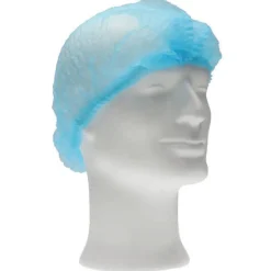 Wegwerpmuts Blauw 100st. 53cm.