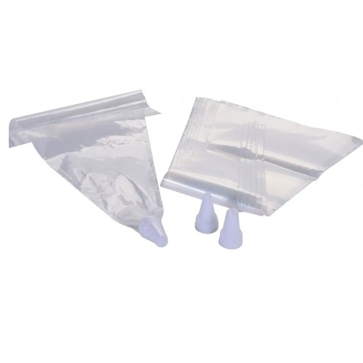 Wegwerp Spuitzakken Set/10 + 3 Spuitmondjes