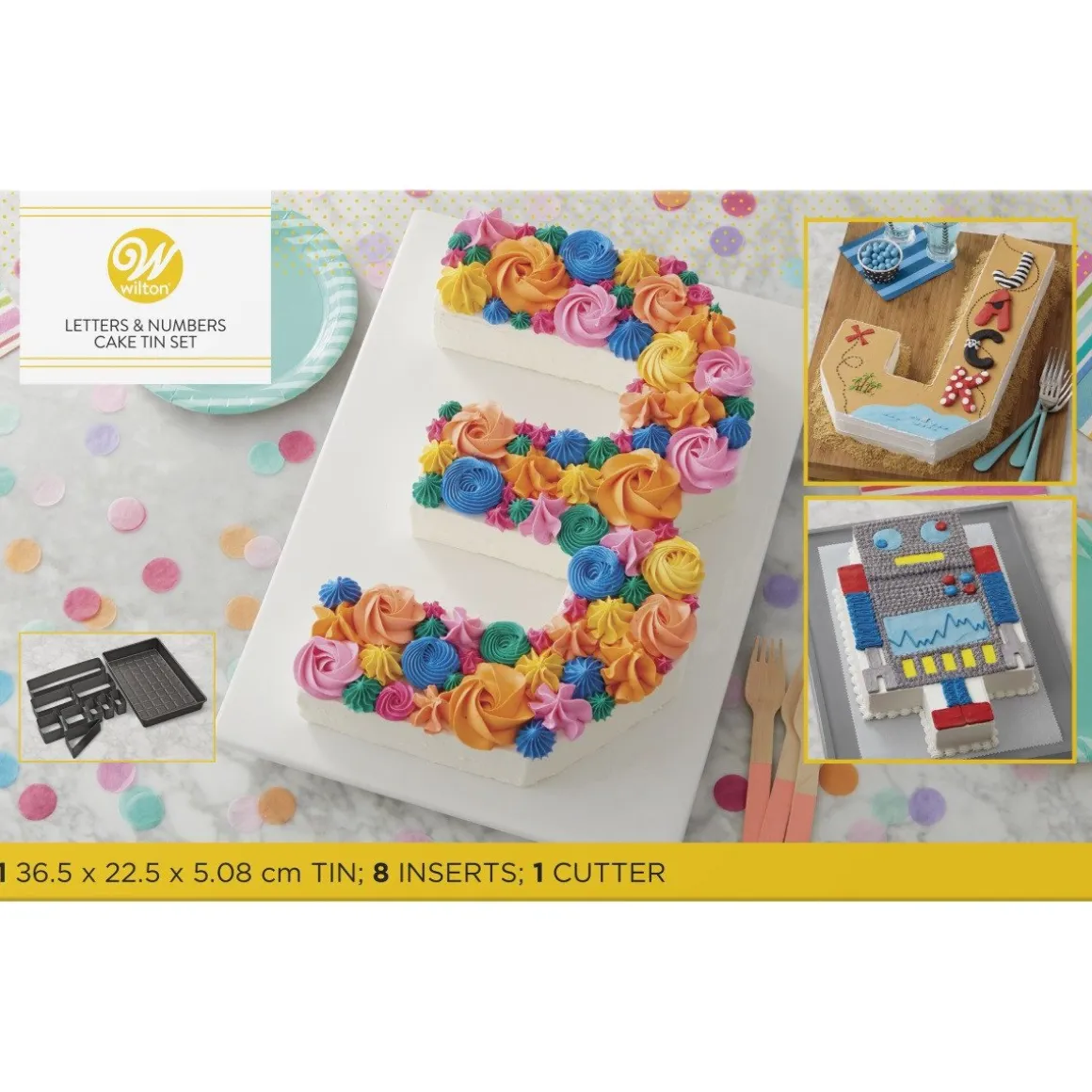 Wilton Bakvorm Letters en Nummers