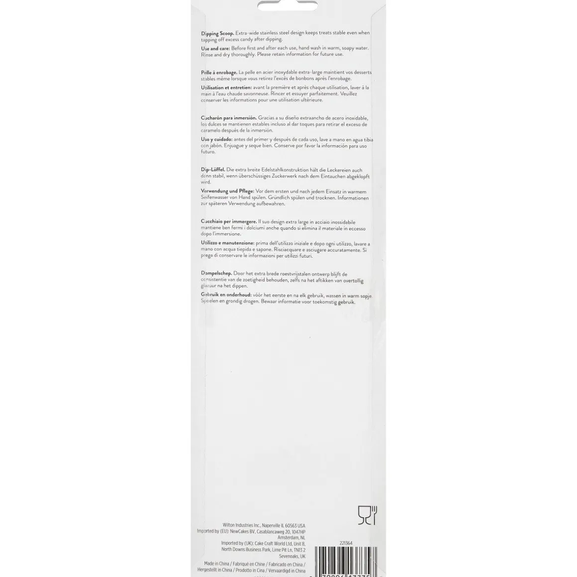 Wilton Chocolade-dip lepel