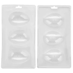 Wilton Chocolade Holvorm Half Ei (6x)