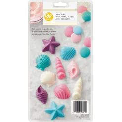 Wilton Chocolademal Schelpen (9x)