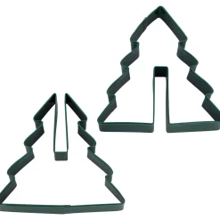 Wilton 3D Koekjesuitsteker Kerstboom Set/2