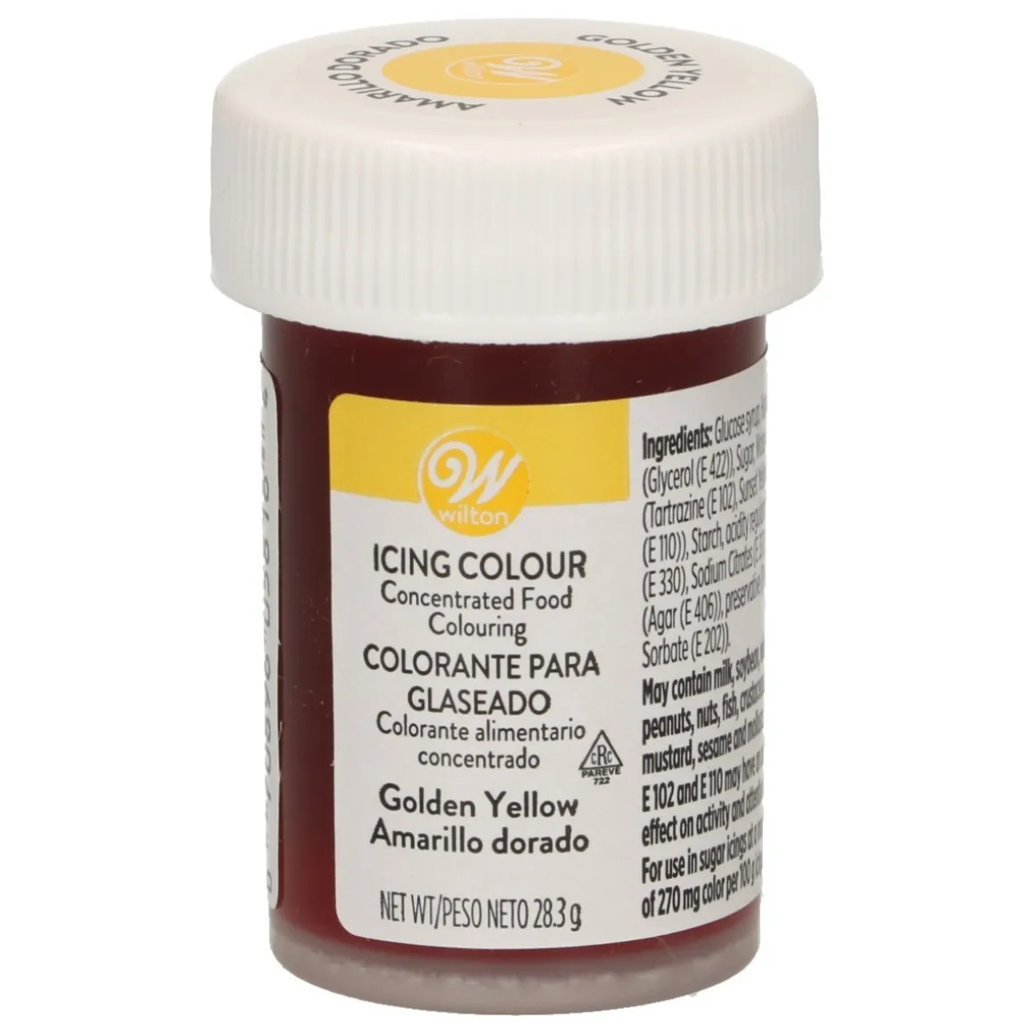 Wilton Kleurstof Gel Goud 28g
