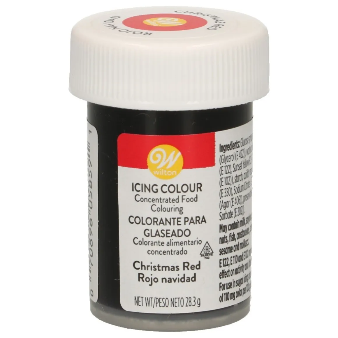 Wilton Kleurstof Gel Kerst Rood 28g
