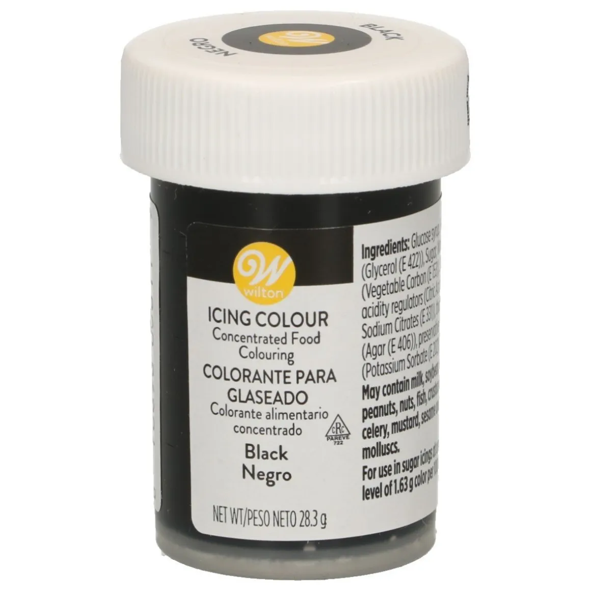 Wilton Kleurstof Gel Zwart 28g