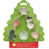 Wilton Koekjesuitsteker Kerstboom Set/6**