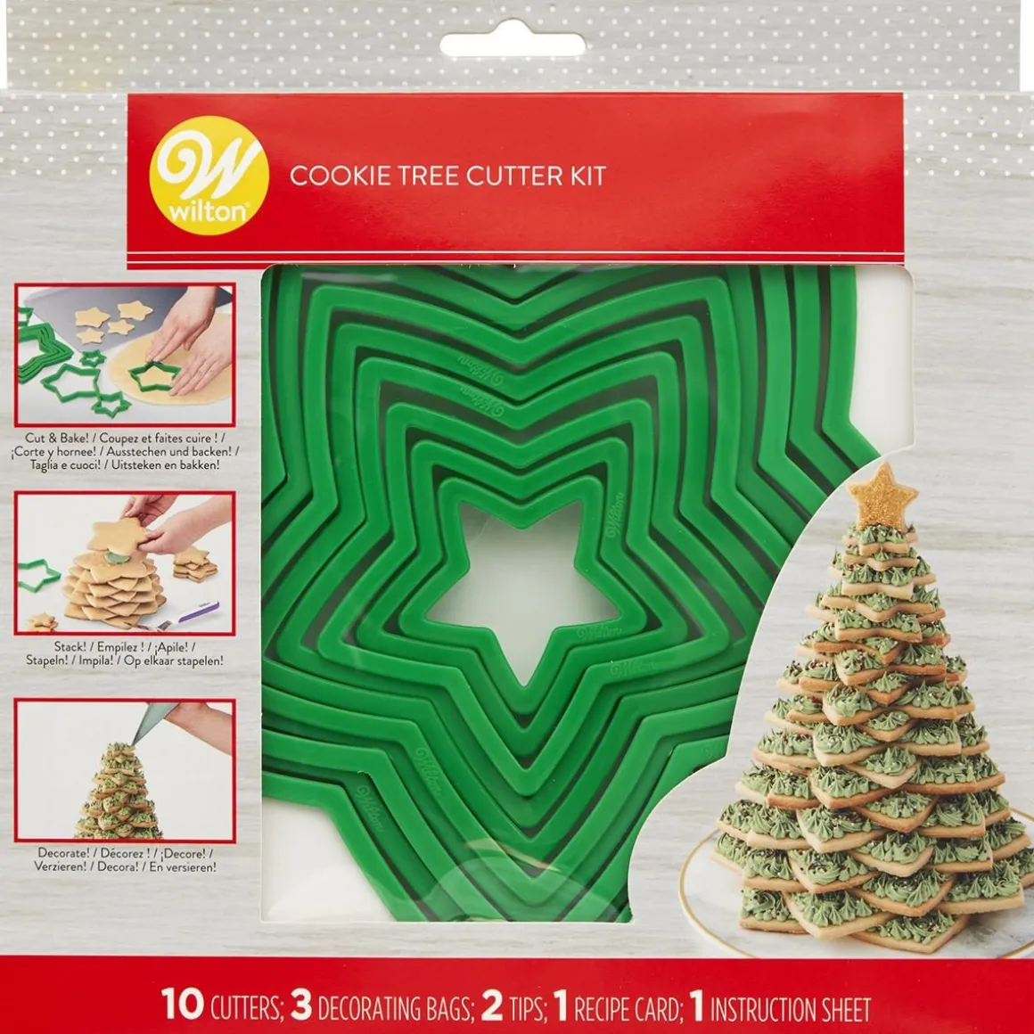 Wilton Koekjesuitsteker Kerstboom Set/15
