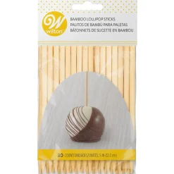Wilton Lollystokjes Bamboe 12cm 30 stuks