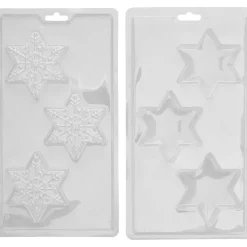 Wilton Plastic Bonbonvorm Choco Bomb Sneeuwvlok Set/2