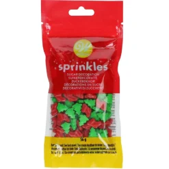 Wilton Sprinkles Kerstbomen & Kerstsokken 56g
