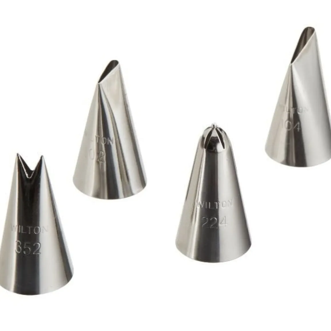 Wilton Spuitmondjes Set (#102, #104, #224, #352)