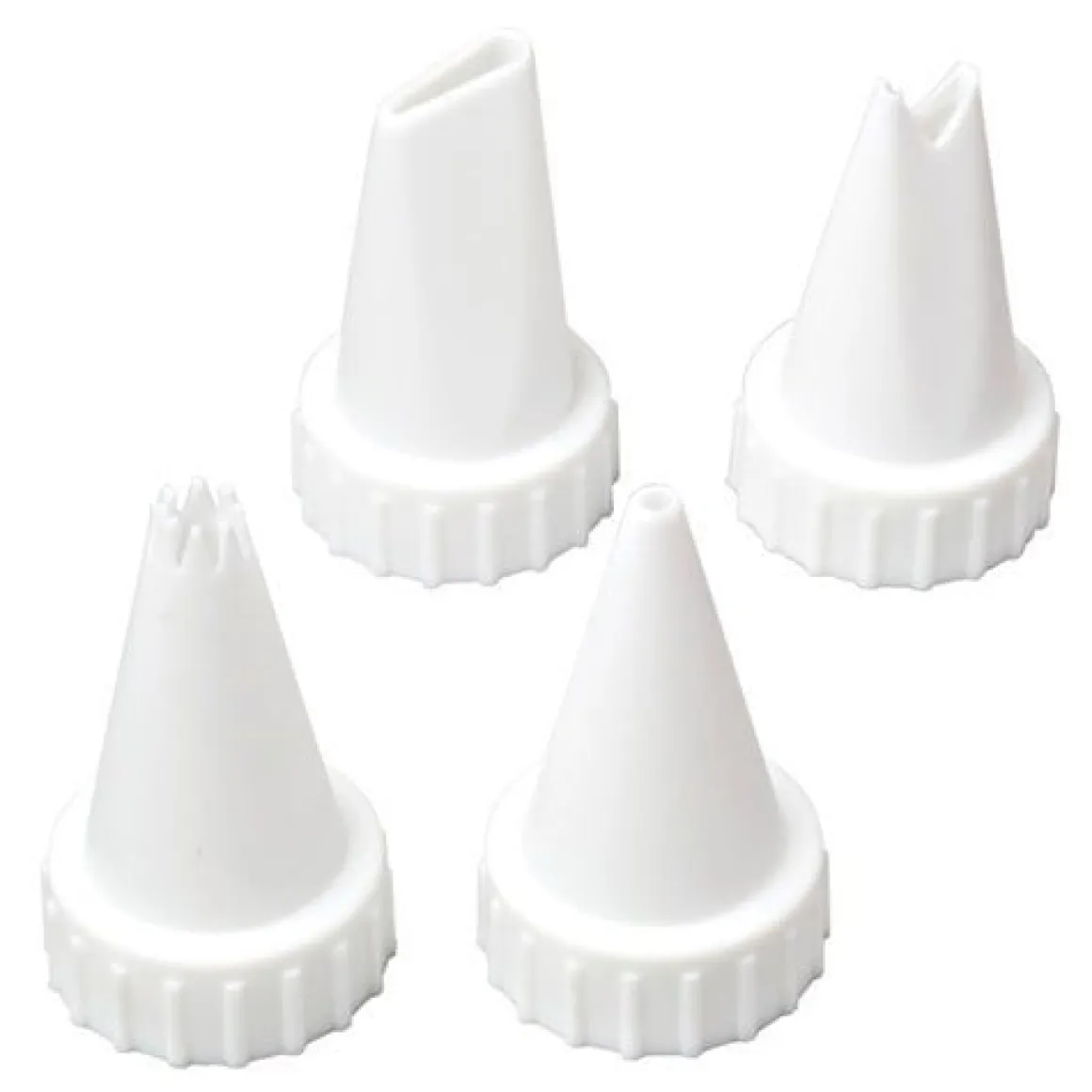 Wilton Spuitmondjes set/4 t.b.v. Icing Tubes**