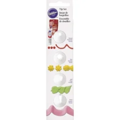 Wilton Spuitmondjes set/4 t.b.v. Icing Tubes**