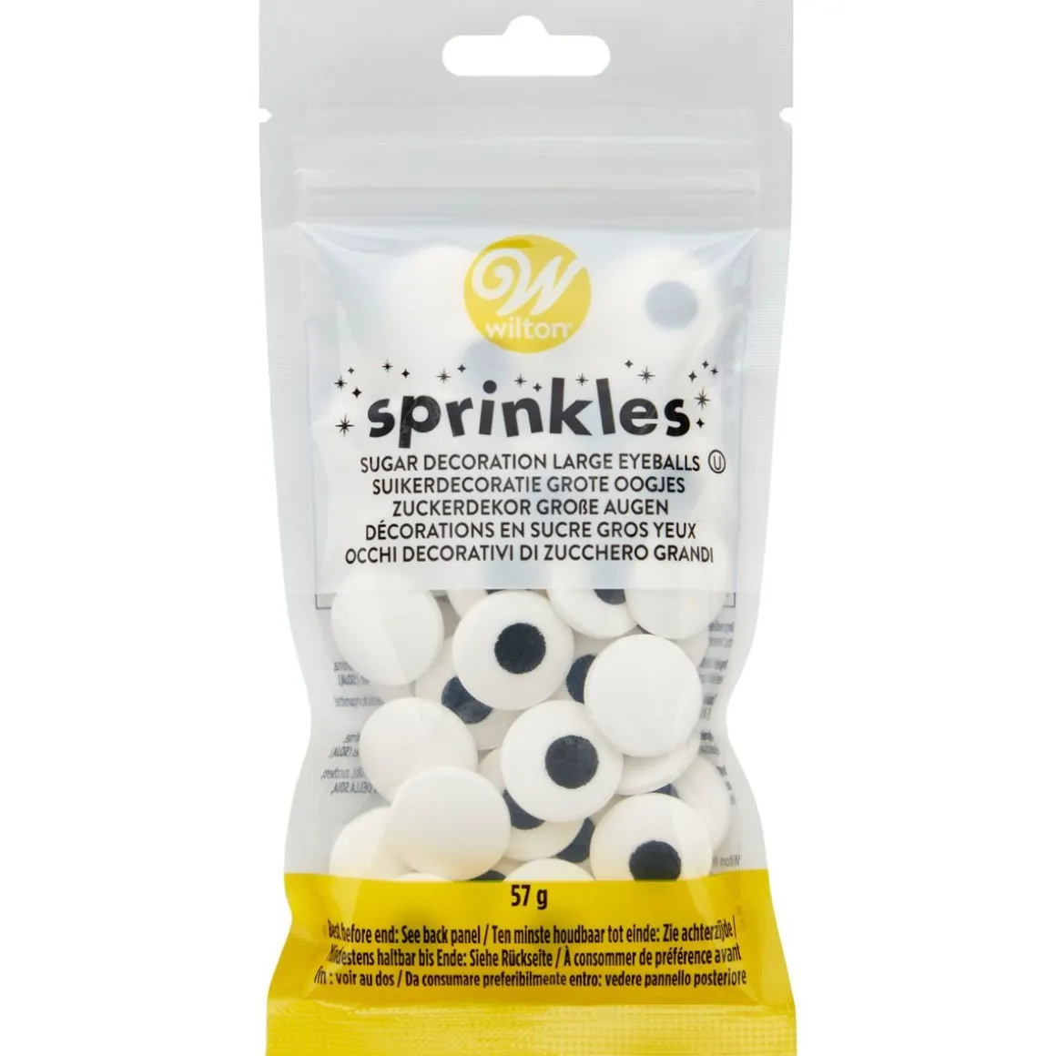 Wilton Suikerfiguren Grote Oogjes 57g (Ø19mm)