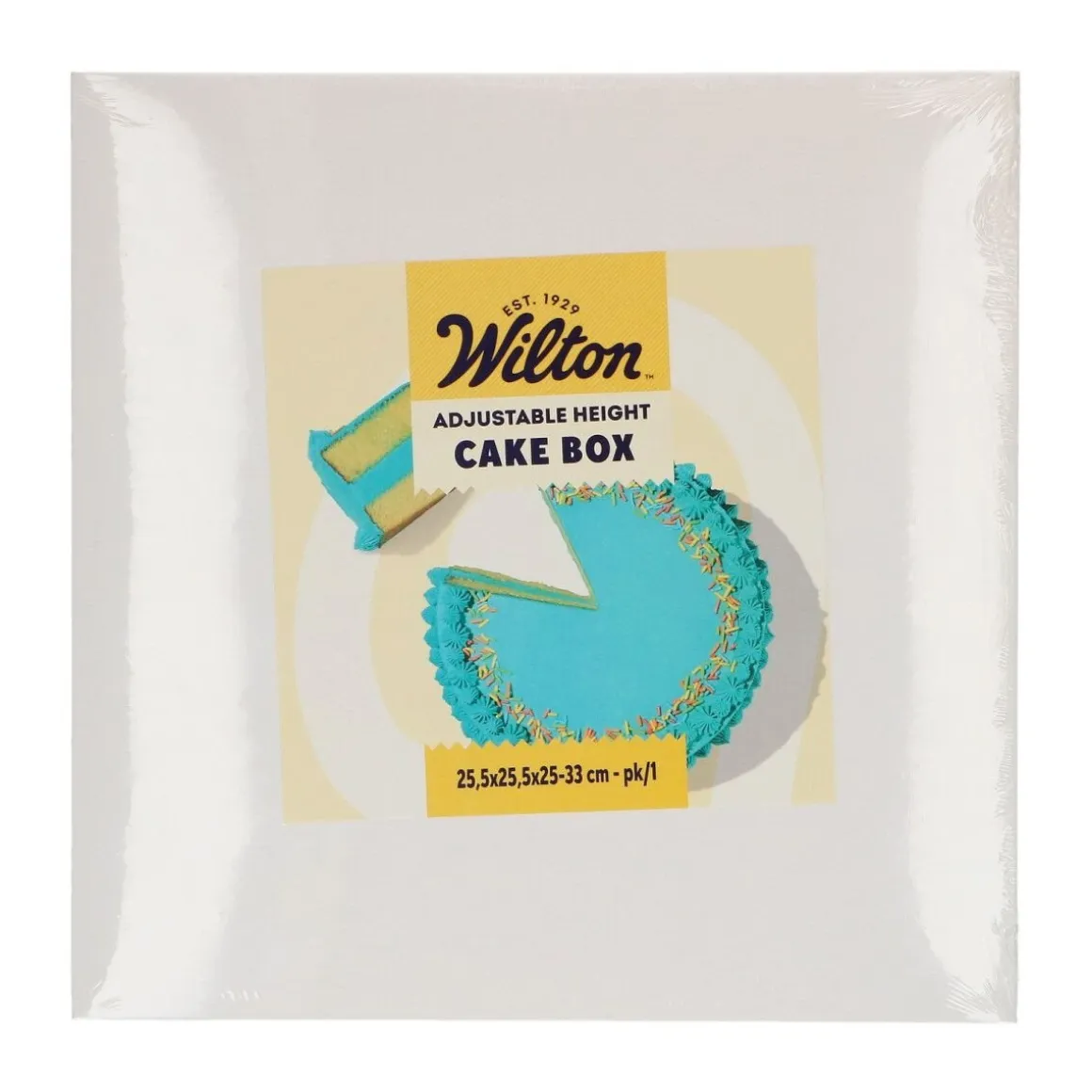 Wilton Taartdoos Verstelbare Hoogte 25,5x25,5x25-33cm