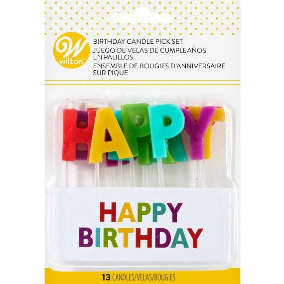 Wilton Taartkaarsjes Happy Birthday Set/13