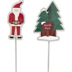 Wilton Taarttoppers Kerstman Set/12