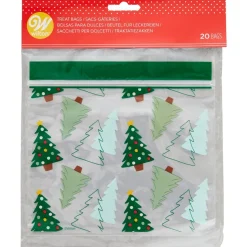 Wilton Traktatiezakjes Hersluitbaar Kerstbomen 20st