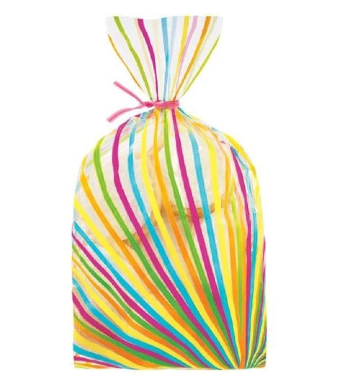 Wilton Traktatiezakjes Kleurrijk 10x24cm, 20 stuks